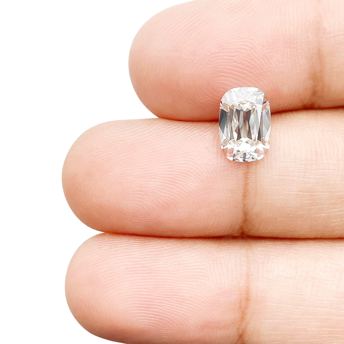 1.56ct | F/VVS2 Cushion Shape Old Mine Cut Lab Diamond (IGI)
