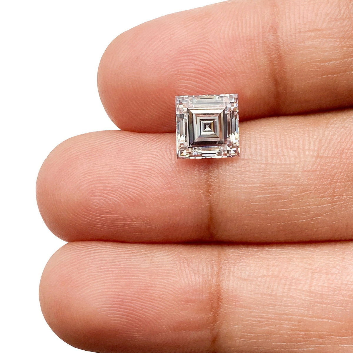 2.04ct | E/VS1 Square Shape Step Cut Lab Diamond (IGI)-LITHOS Diamond