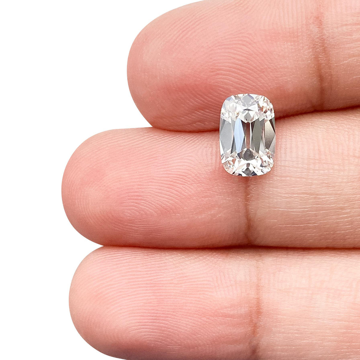 1.55ct | F/VS1 Cushion Shape Old Mine Cut Lab Diamond (IGI)
