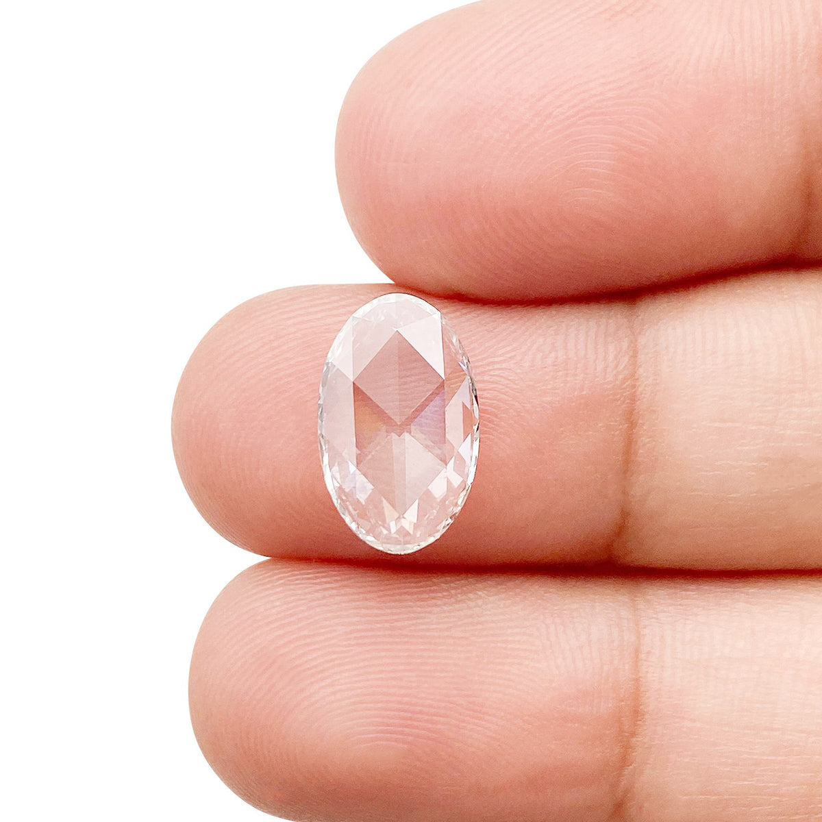 1.61ct | E/VVS2 Oval Shape Rose Cut Lab Diamond (IGI)