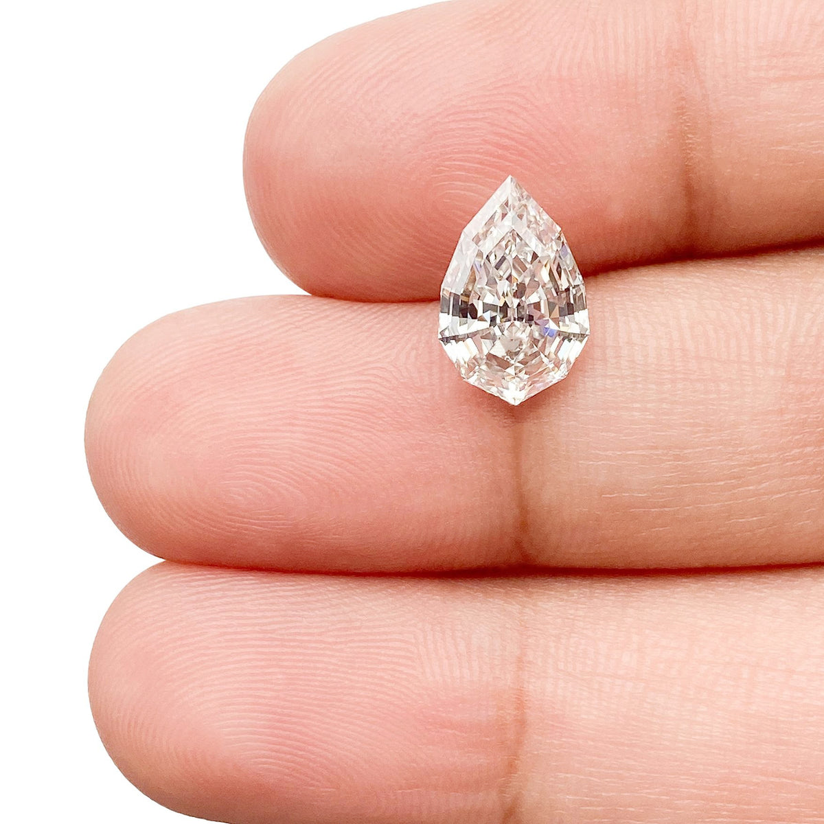2.02ct | G/VS1 Pear Shape Step Cut Lab Diamond (IGI)