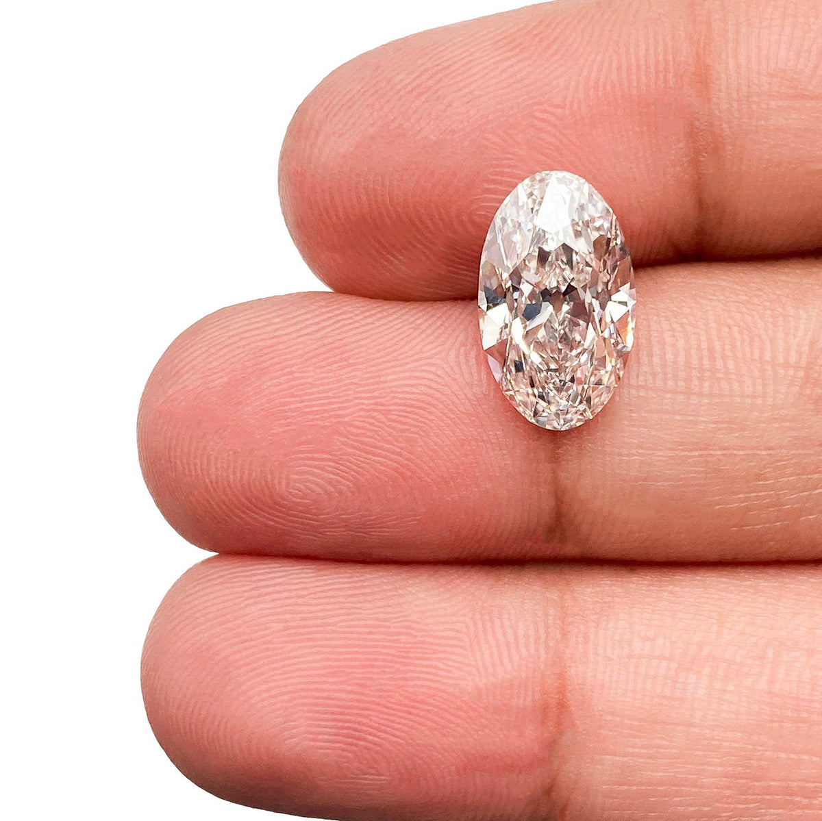 3.25ct | G/VVS2 Oval Shape Old Mine Cut Lab Diamond (IGI)