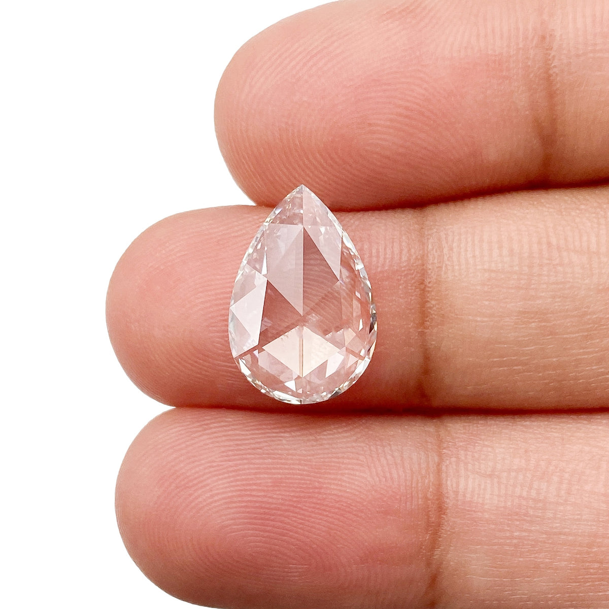 2.52ct | F/VS2 Pear Shape Rose Cut Lab Diamond (IGI)