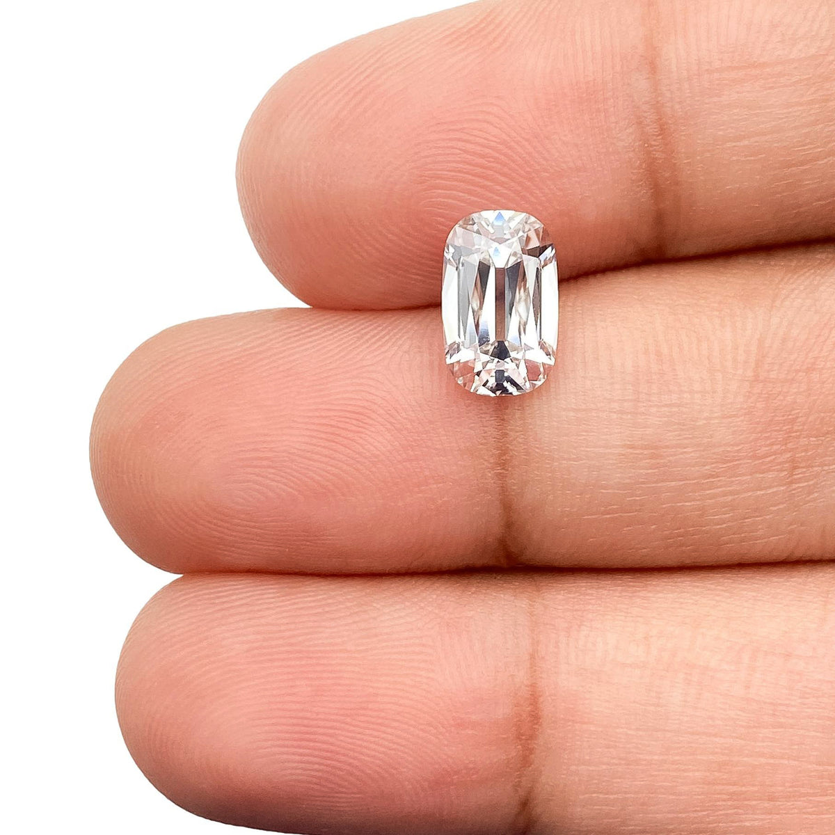 1.62ct | F/VS1 Cushion Shape Old Mine Cut Lab Diamond (IGI)