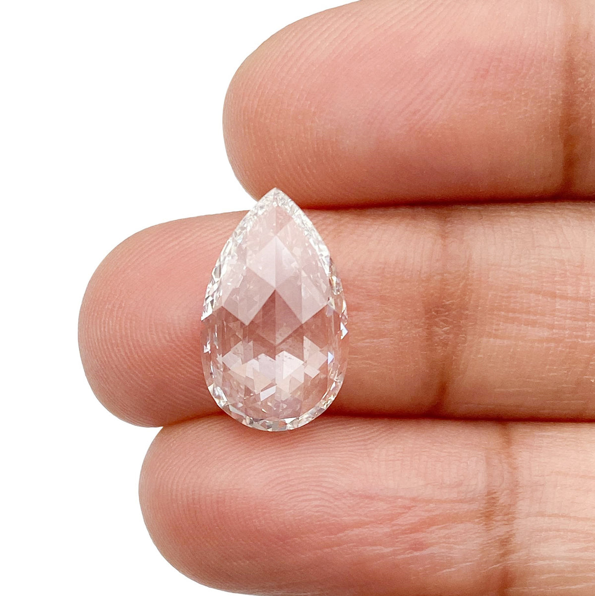 2.90ct | F/VS1 Pear Shape Rose Cut Lab Diamond (IGI)