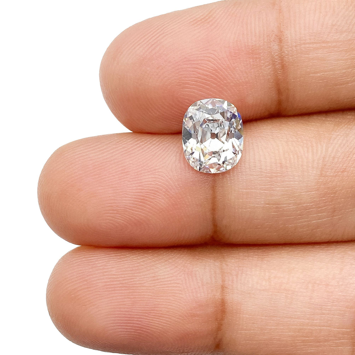 2.04ct | E/VS2 Cushion Shape Old Mine Cut Lab Diamond (IGI)