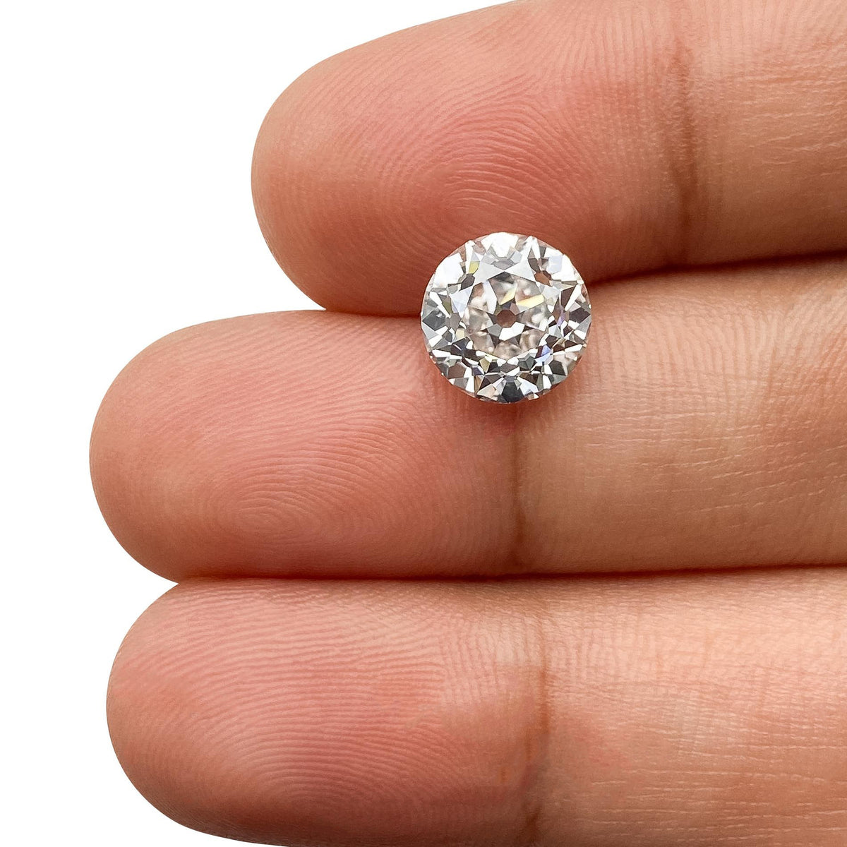 2.41ct | F/VS1 Round Shape Old European Cut Lab Diamond (IGI)-LITHOS Diamond