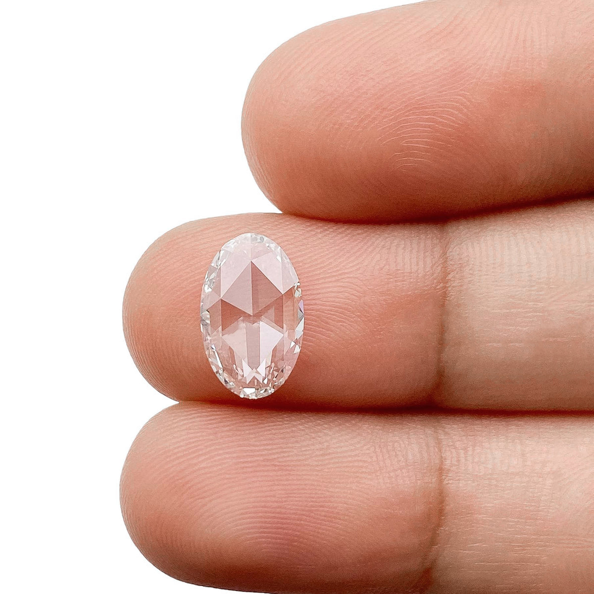 1.17ct | H/VS1 Oval Shape Rose Cut Lab Diamond (IGI)