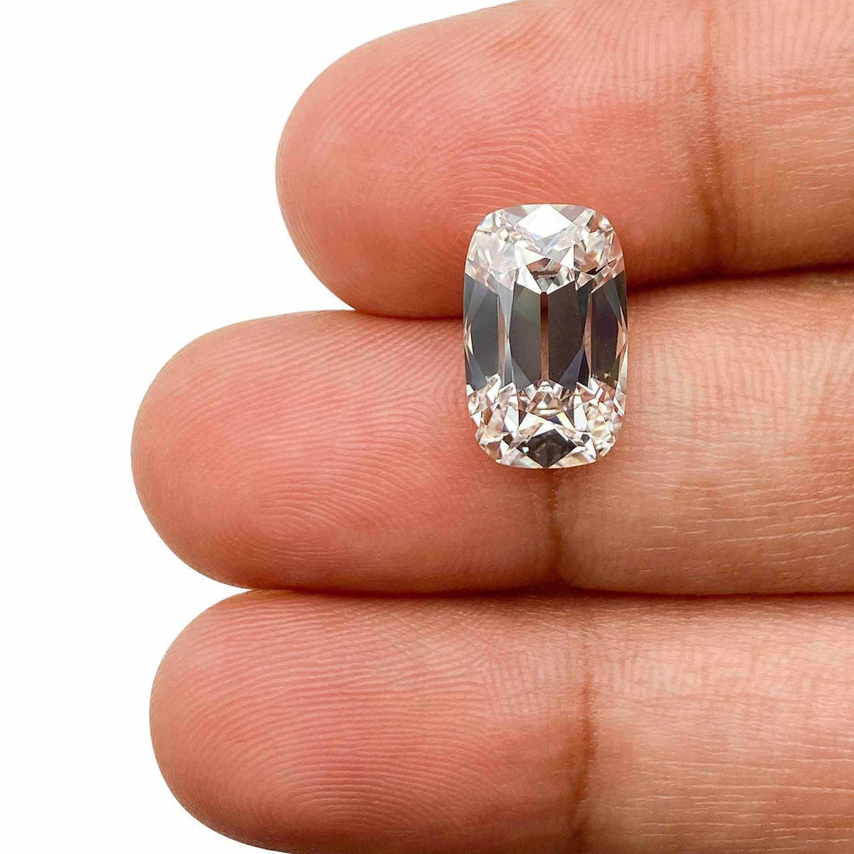 3.46ct | G/VS1 Cushion Shape Old Mine Cut Lab Diamond (IGI)