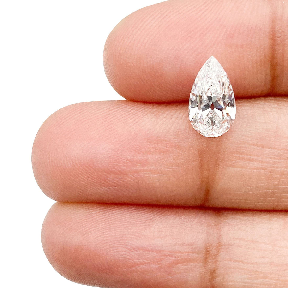1.21ct | E/VS1 Pear Shape Old Mine Cut Lab Diamond (IGI)
