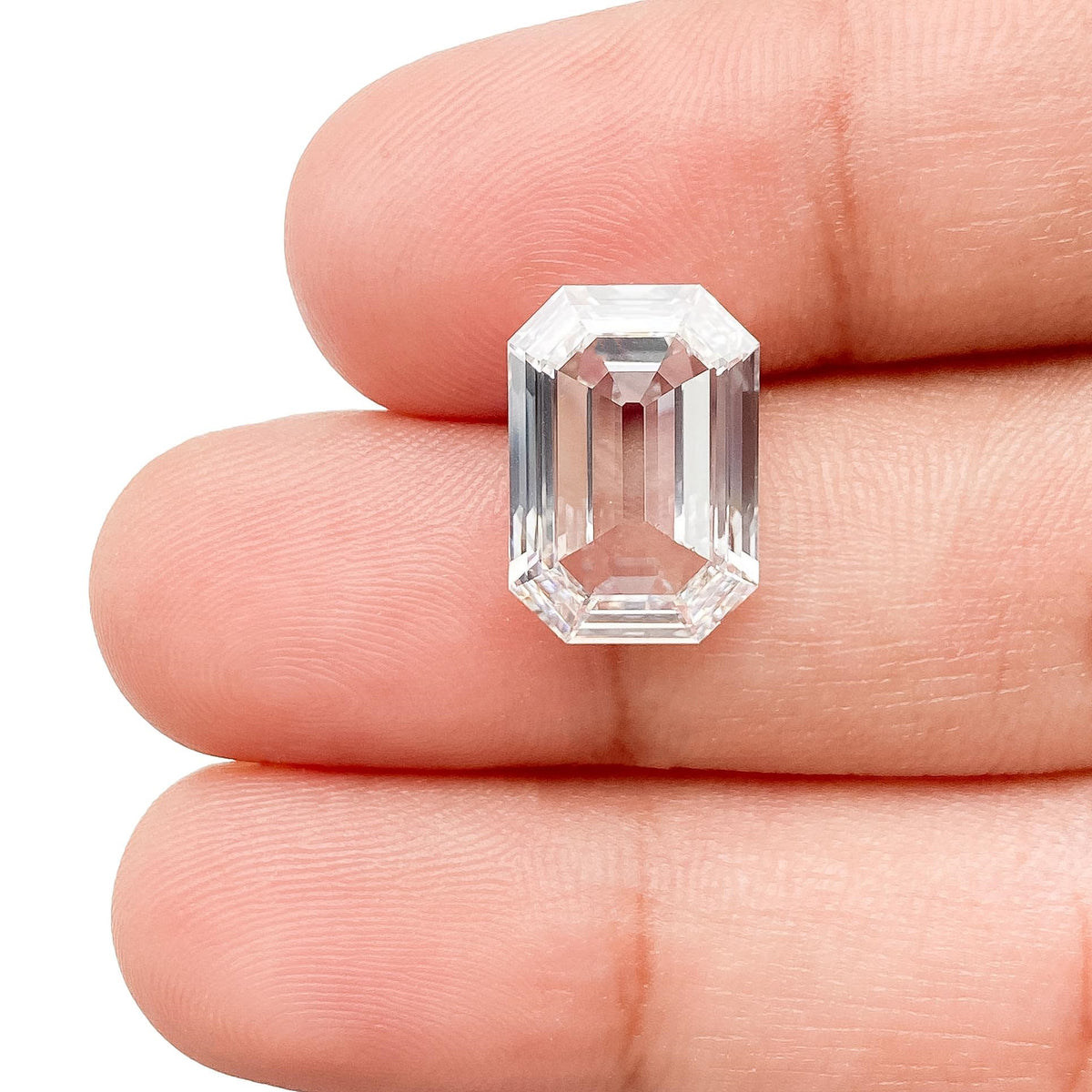 4.07ct | E/VS1 Octagon Shape Step Cut Lab Diamond (IGI)