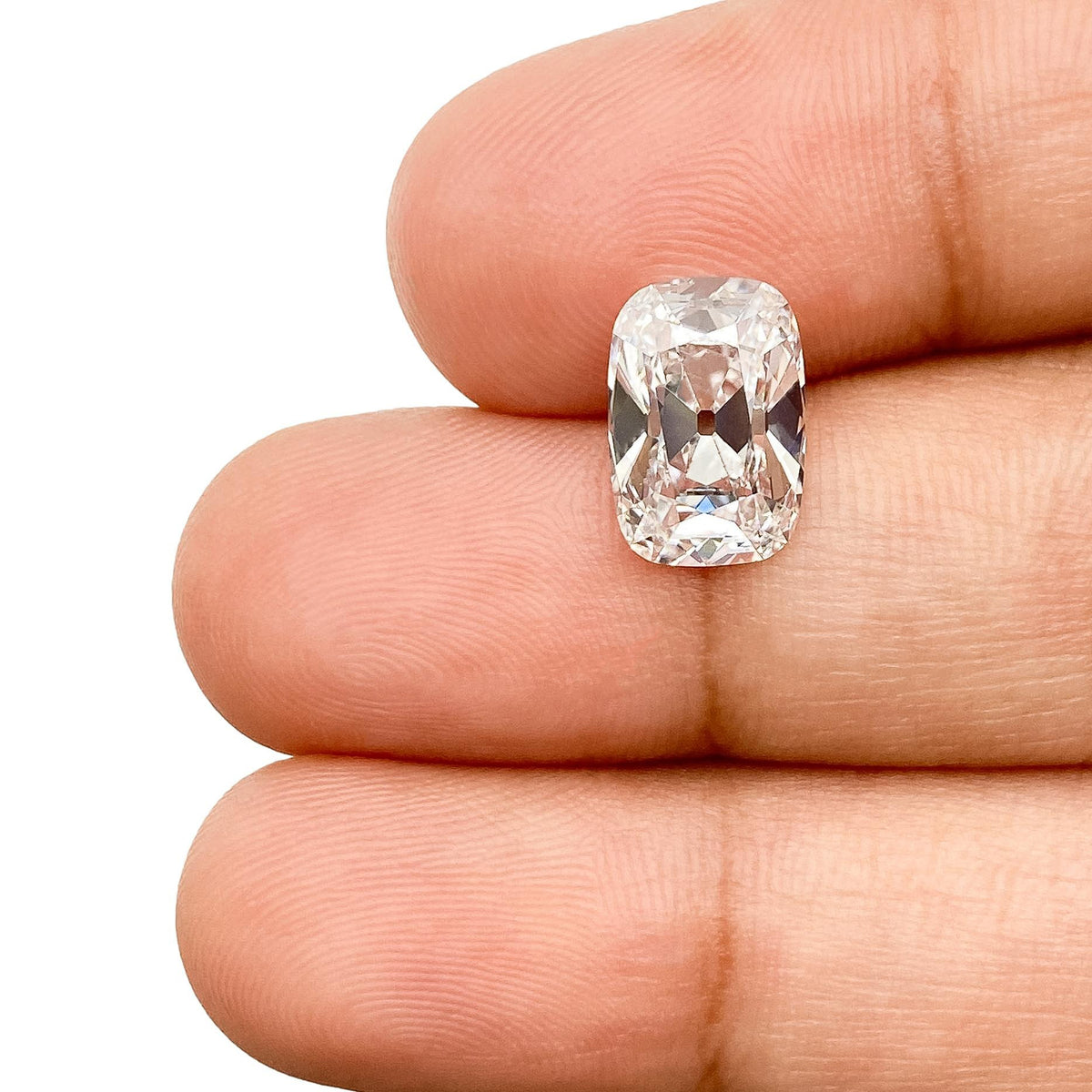 2.62ct | E/VS1 Cushion Shape Old Mine Cut Lab Diamond (IGI)