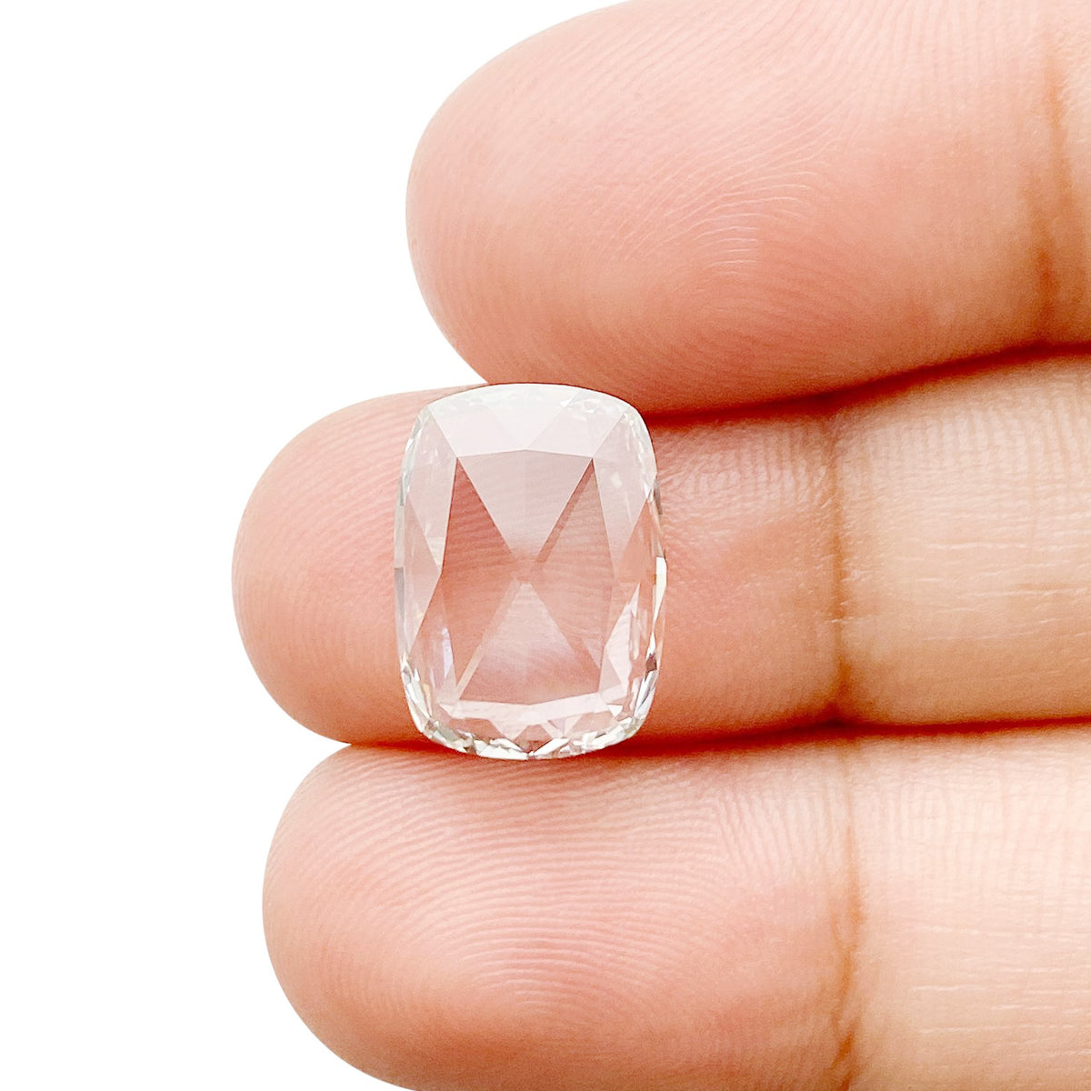 2.52ct | H/VS1 Cushion Shape Rose Cut Lab Diamond (IGI)