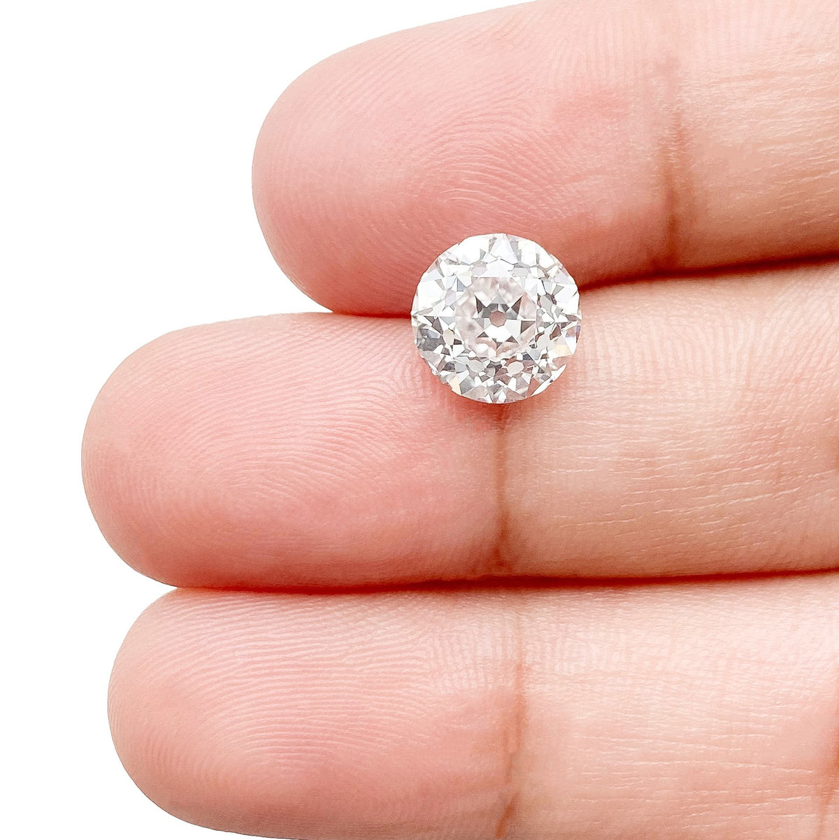 2.55ct | E/VS1 Round Shape Old European Cut Lab Diamond (IGI)