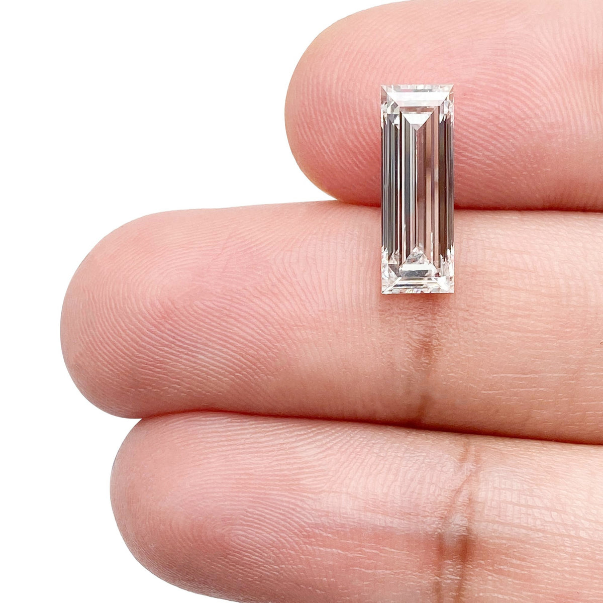 2.20ct | E/VVS2 Baguette Shape Step Cut Lab Diamond (IGI)