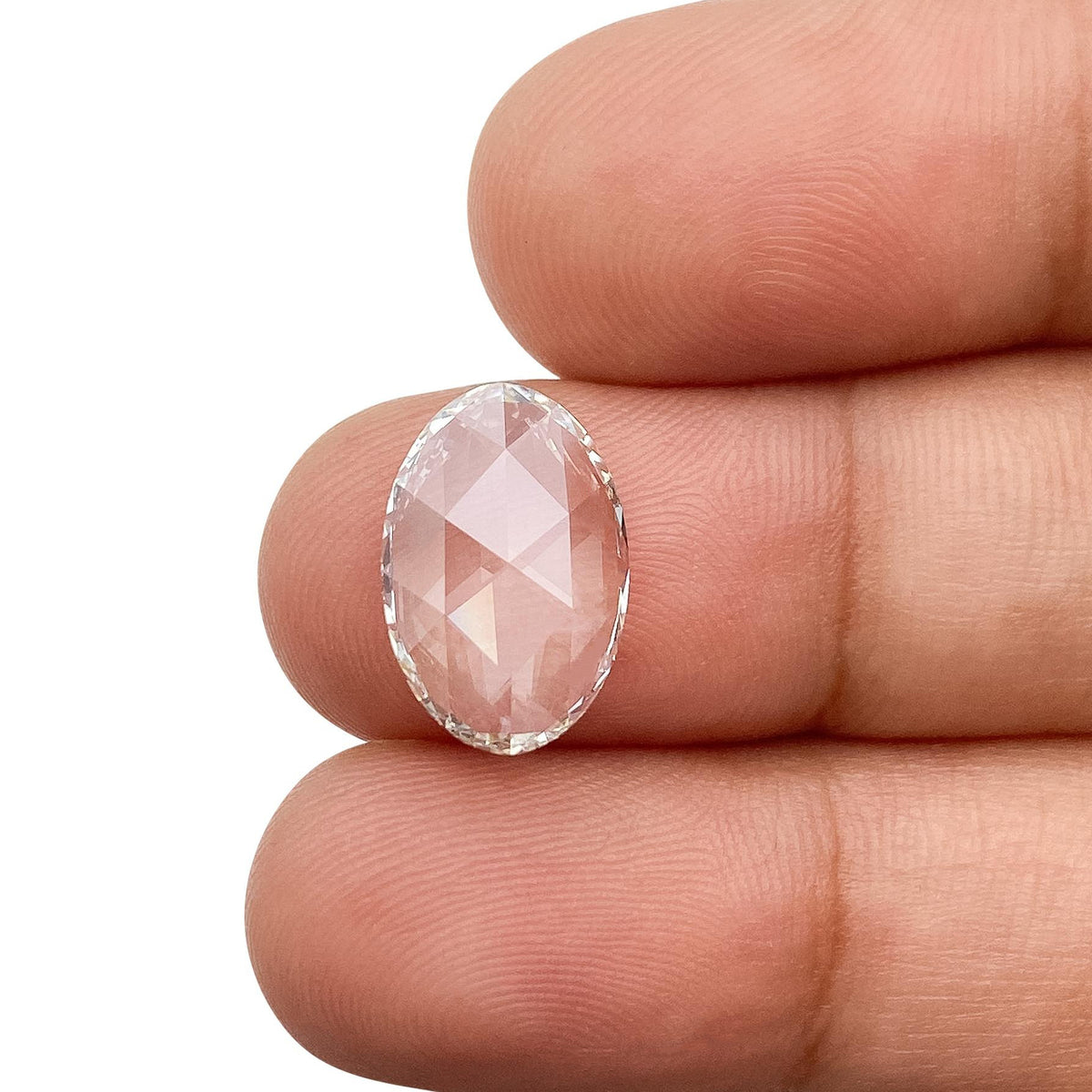 2.54ct | F/VVS2 Oval Shape Rose Cut Lab Diamond (IGI)