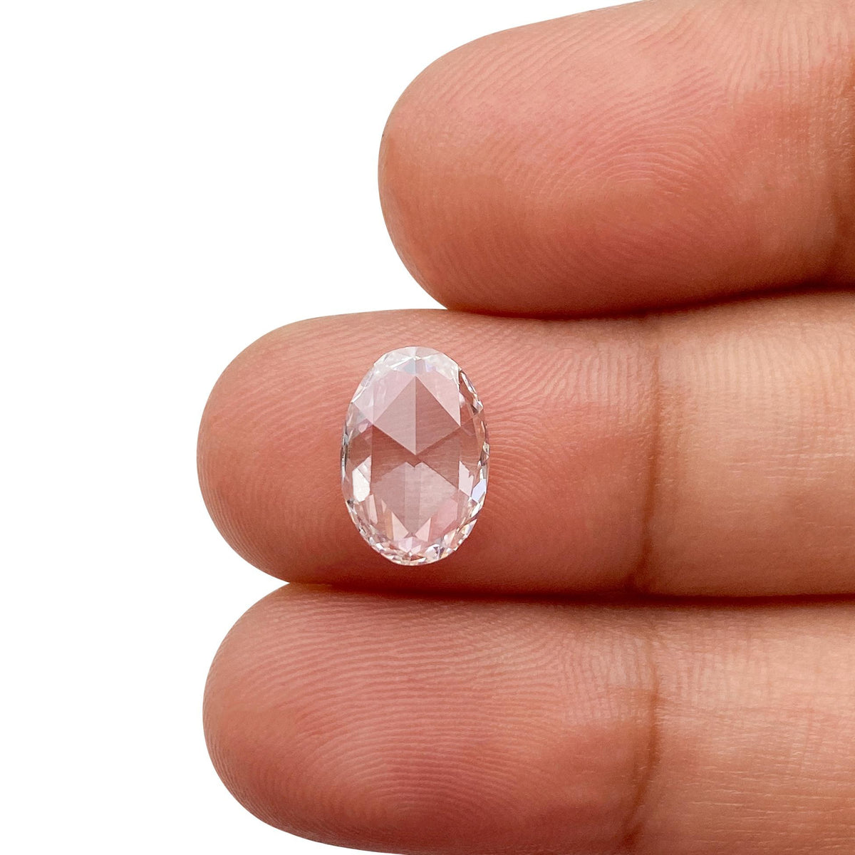 1.38ct | E/VVS2 Oval Shape Rose Cut Lab Diamond (IGI)-LITHOS Diamond