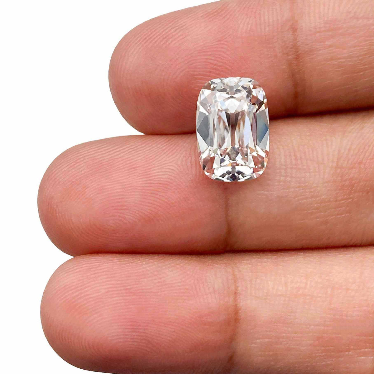3.88ct | G/VVS2 Cushion Shape Old Mine Cut Lab Diamond (IGI)