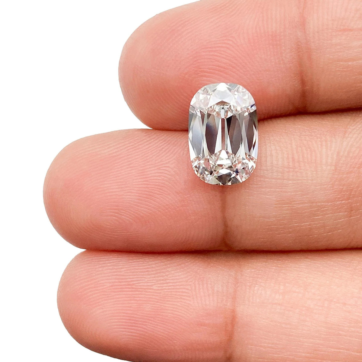 2.92ct | E/VVS2 Cushion Shape Old Mine Cut Lab Diamond (IGI)-LITHOS Diamond