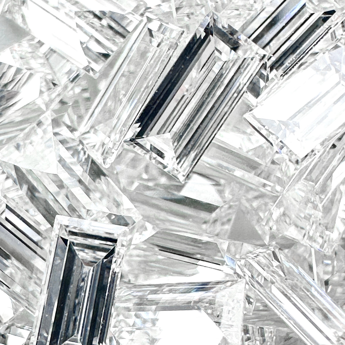 Straight Baguette Cut Calibrated Lab Diamond Melee