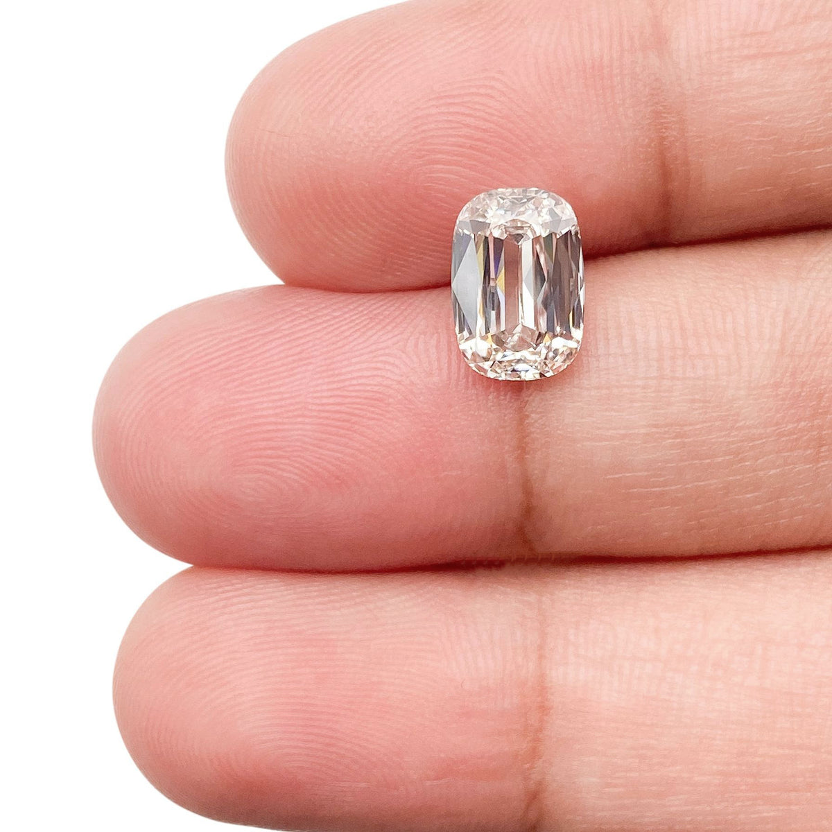 2.01ct | K/VVS1 Cushion Shape Lattice Cut Lab Diamond (IGI)-LITHOS Diamond