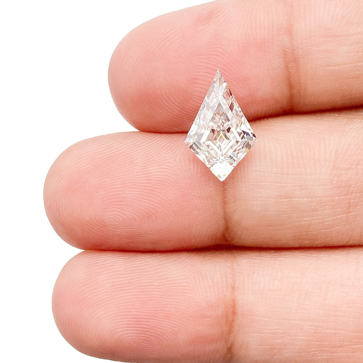 2.55ct | F/VVS2 Kite Shape Step Cut Lab Diamond (IGI)
