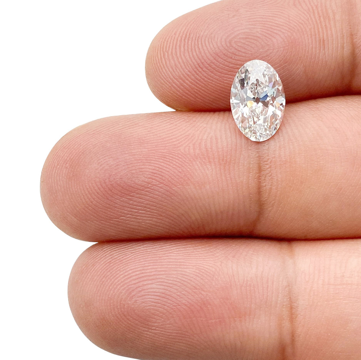 1.80ct | E/VS1 Oval Shape Old Mine Cut Lab Diamond (IGI)