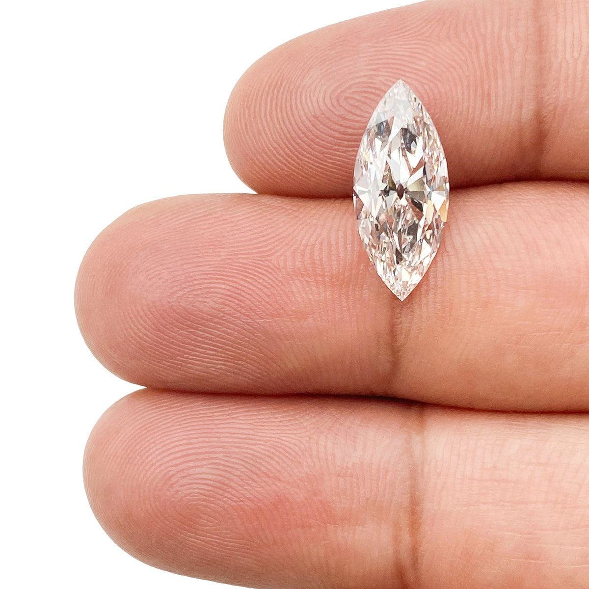 3.26ct | H/VS1 Marquise Shape Old Mine Cut Lab Diamond (IGI)