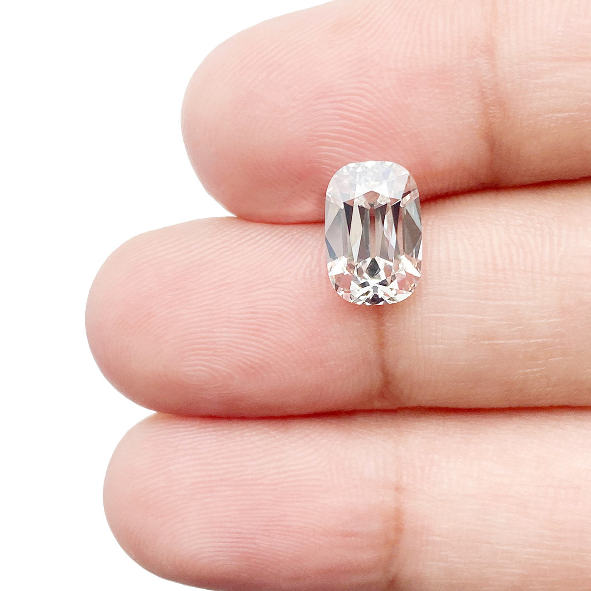 2.06ct | F/VVS2 Cushion Shape Old Mine Cut Lab Diamond (IGI)