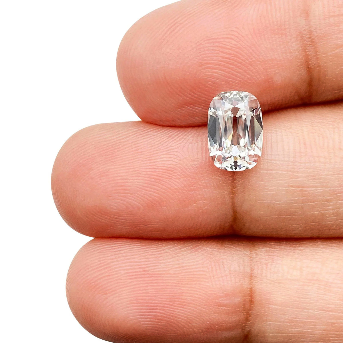 1.66ct | F/VS2 Cushion Shape Old Mine Cut Lab Diamond (IGI)-LITHOS Diamond