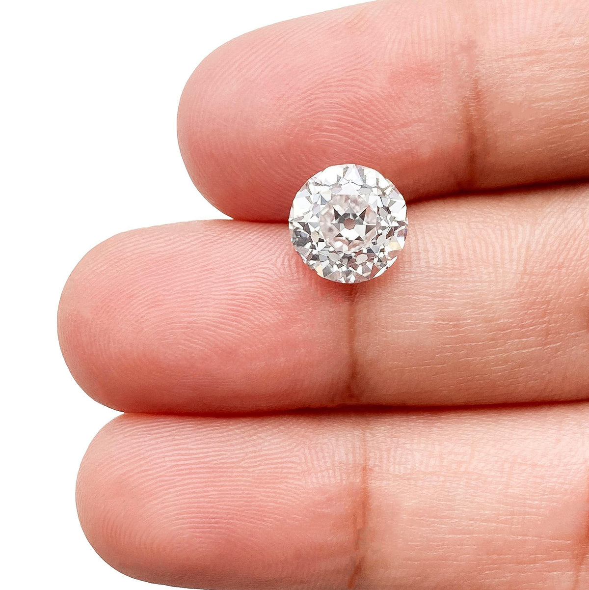 2.55ct | E/VS1 Round Shape Old European Cut Lab Diamond (IGI)-LITHOS Diamond