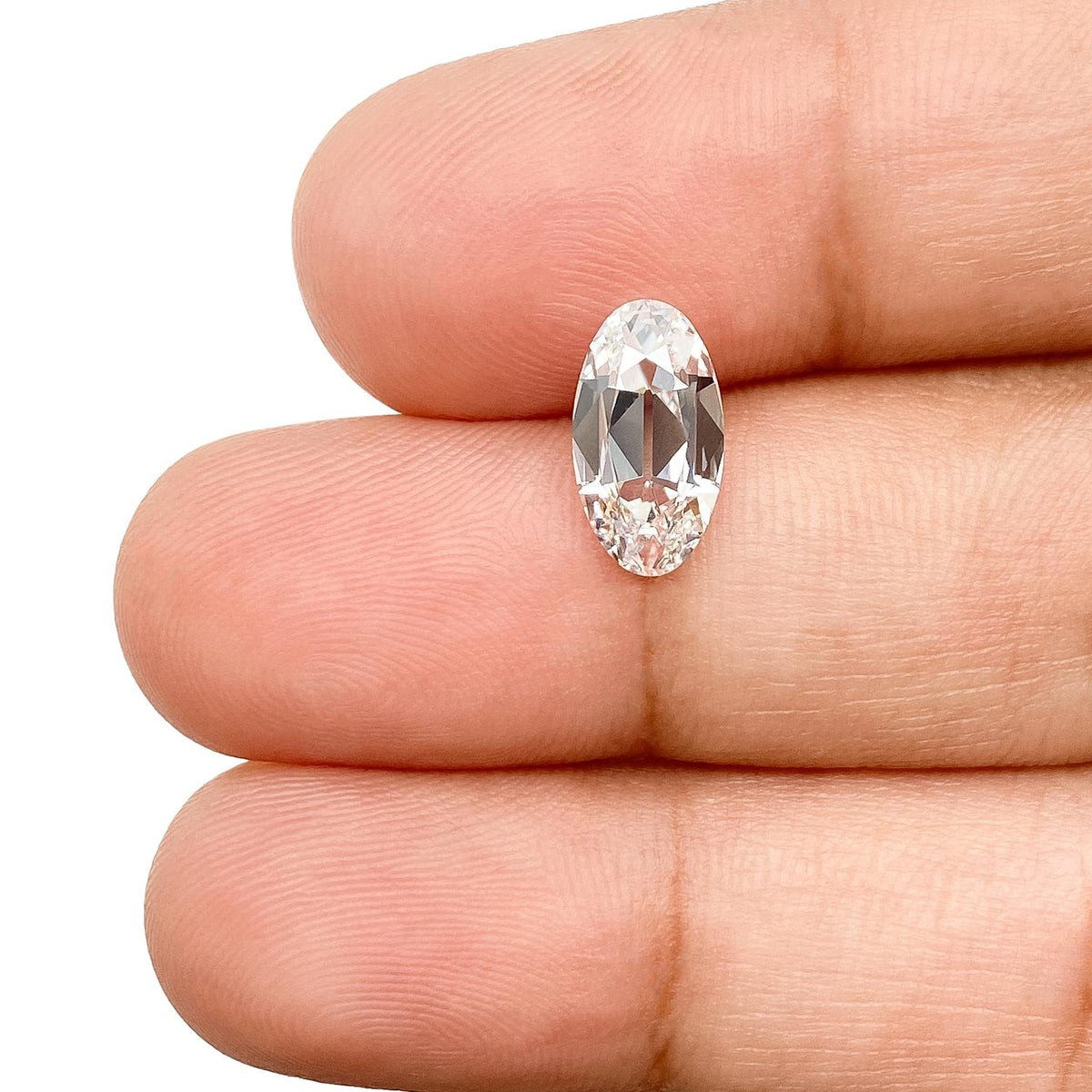 1.64ct | E/VS1 Oval Shape Old Mine Cut Lab Diamond (IGI)