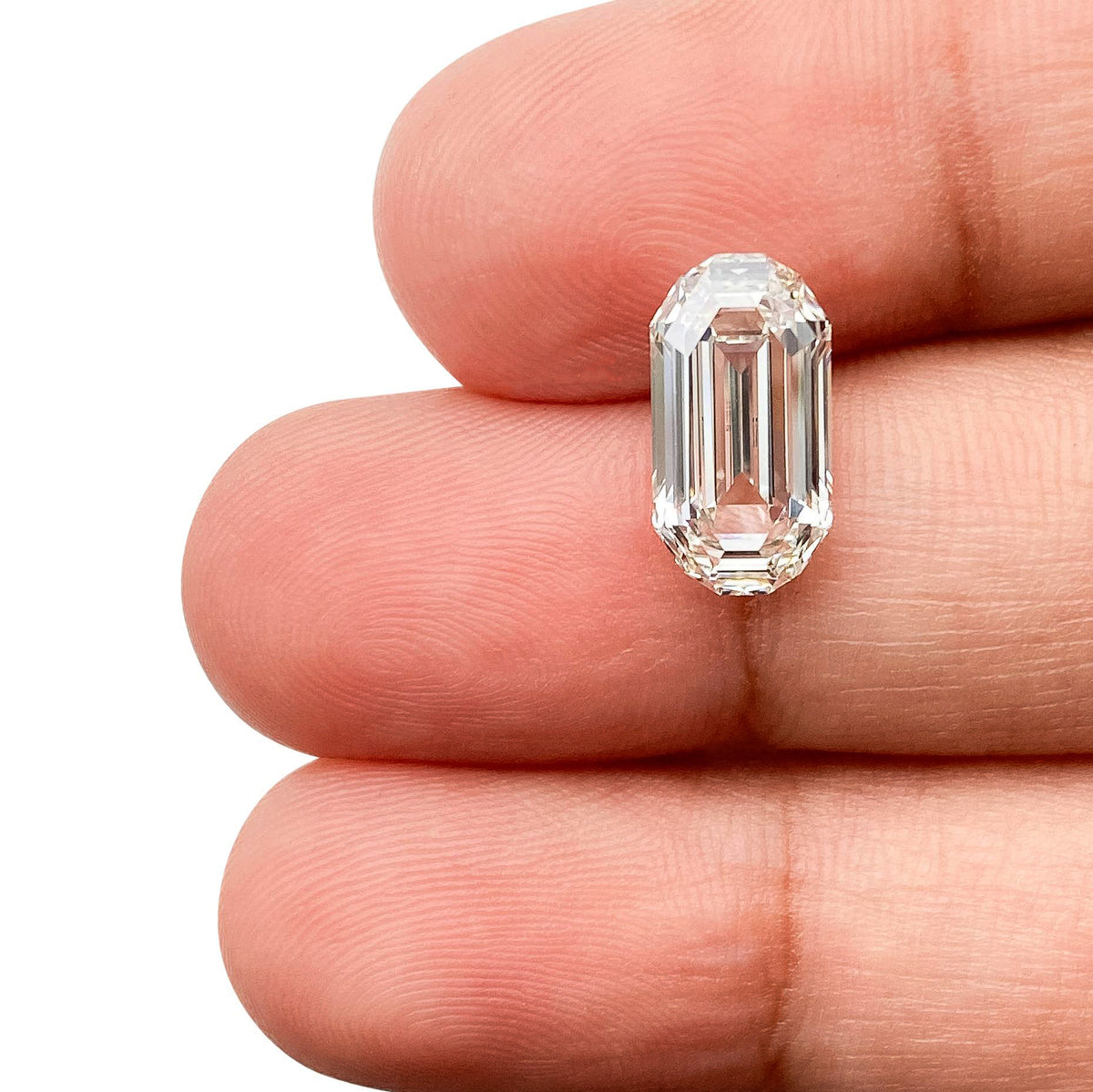 2.71ct | I/VVS2 Octagon Shape Step Cut Lab Diamond (IGI)