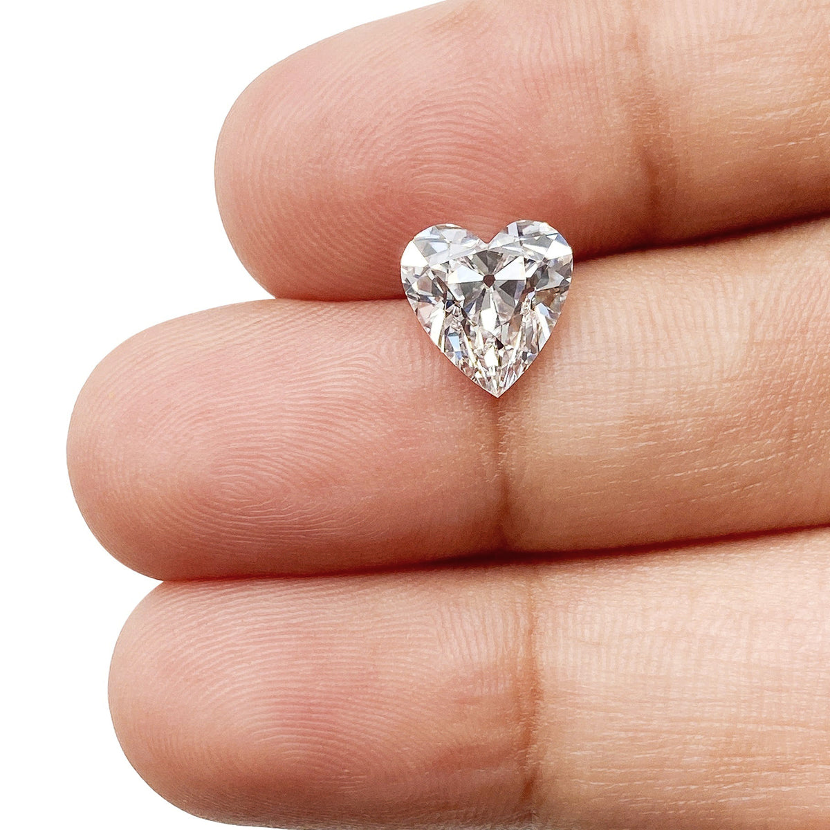 2.02ct | D/VVS2 Heart Shape Old Mine Cut Lab Diamond (IGI)-LITHOS Diamond