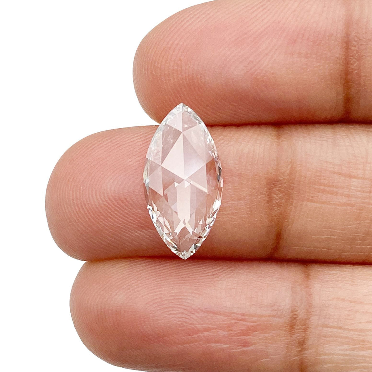 1.80ct | F/VVS2 Marquise Shape Rose Cut Lab Diamond (IGI)