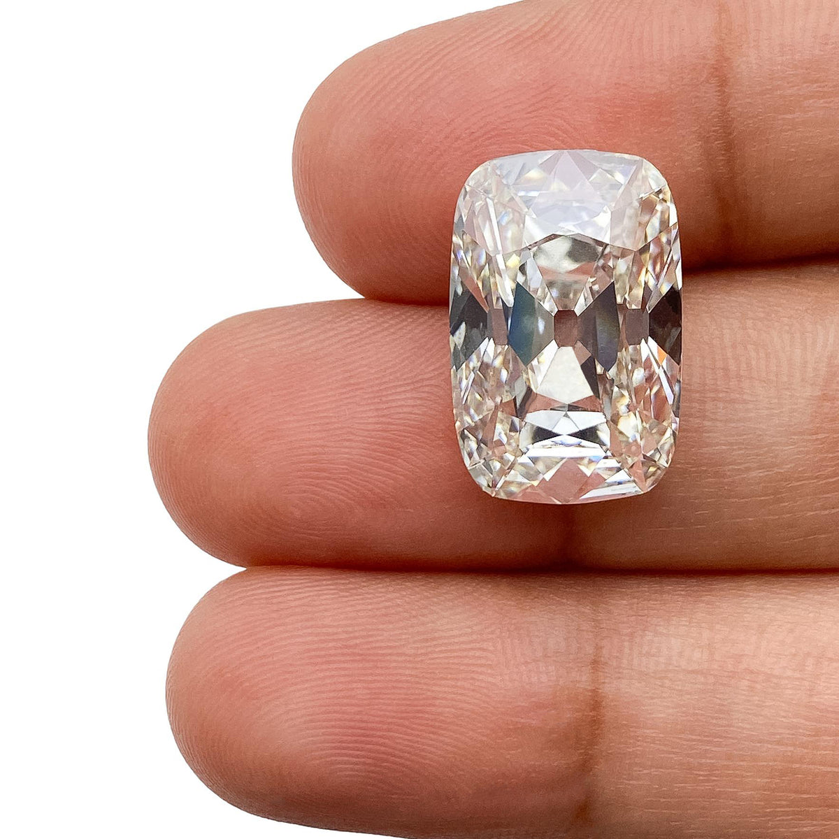 10.08ct | H/VVS2 Cushion Shape Old Mine Cut Lab Diamond (IGI)