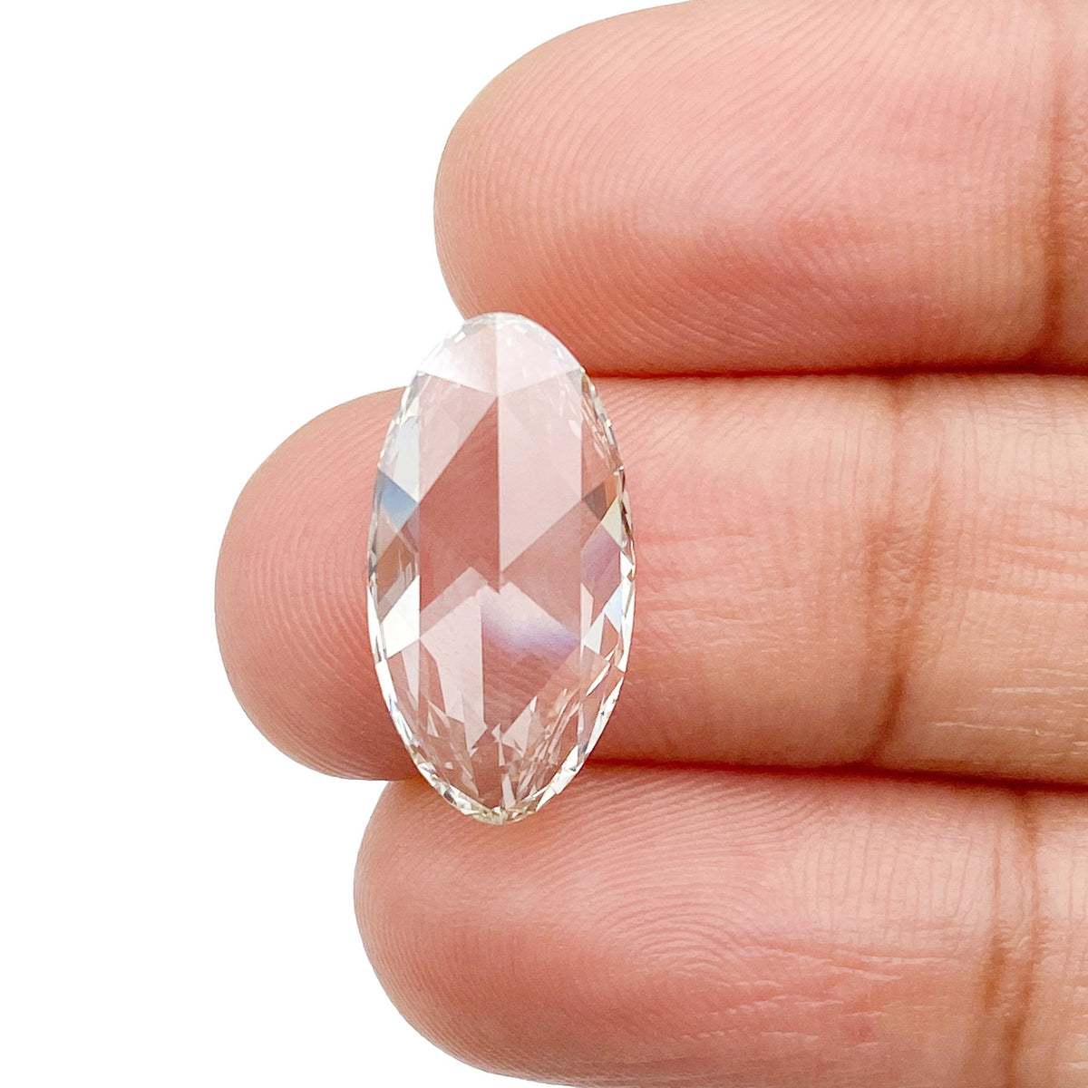 3.02ct | H/VS1 Oval Shape Rose Cut Lab Diamond (IGI)