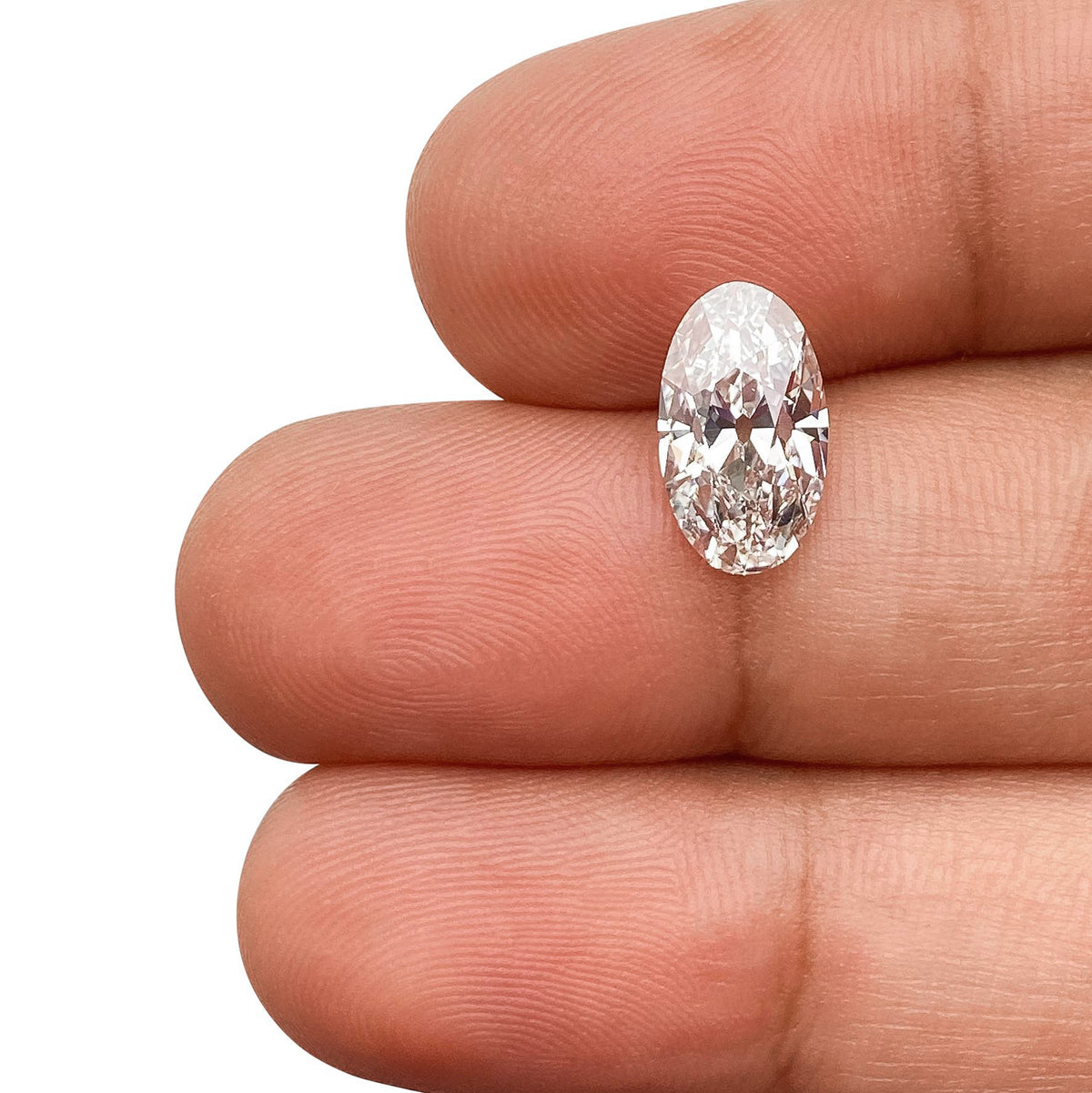 1.65ct | D/VVS2 Oval Shape Old Mine Cut Lab Diamond (IGI)