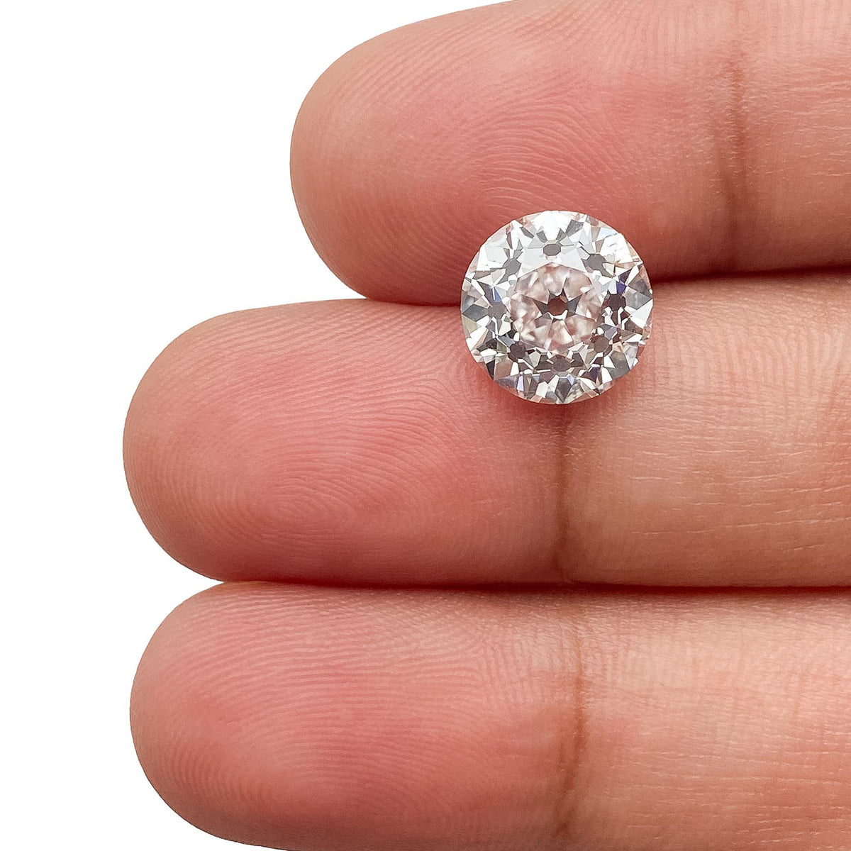 3.12ct | F/VS1 Round Shape Old European Cut Lab Diamond (IGI)