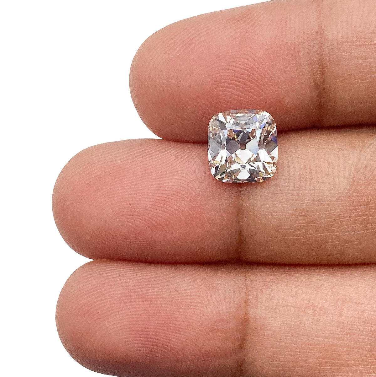 2.24ct | M/VVS2 Cushion Shape Old Mine Cut Lab Diamond (IGI)