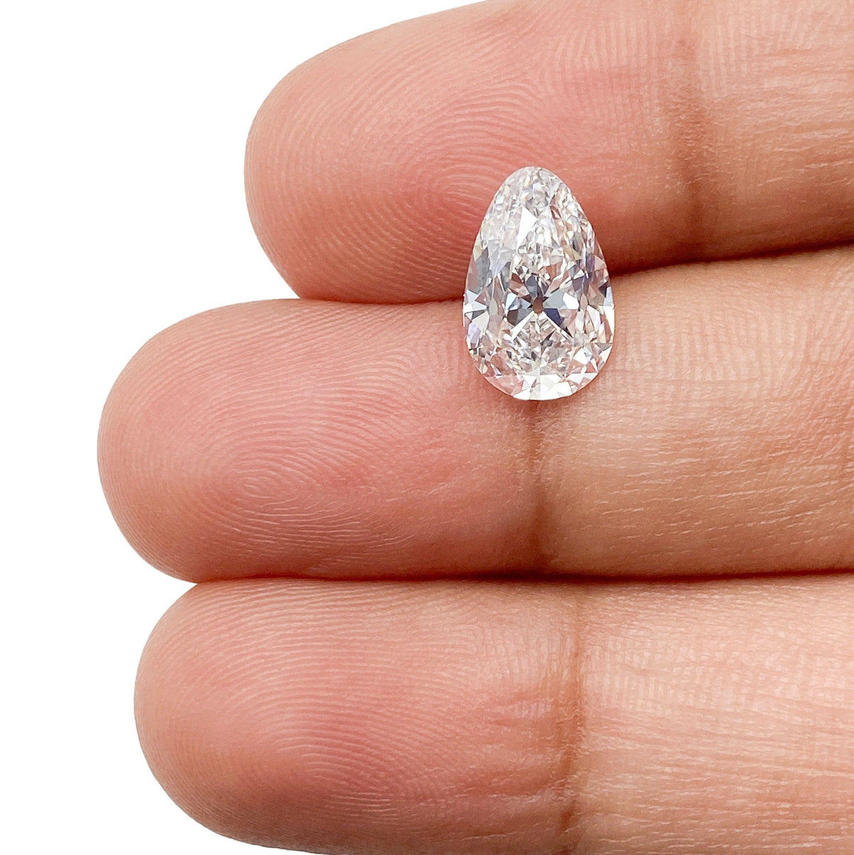 2.27ct | E/VS1 Pear Shape Old Mine Cut Lab Diamond (IGI)