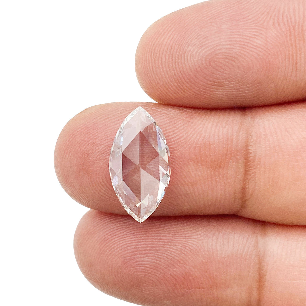 2.60ct | F/VS2 Marquise Shape Rose Cut Lab Diamond (IGI)