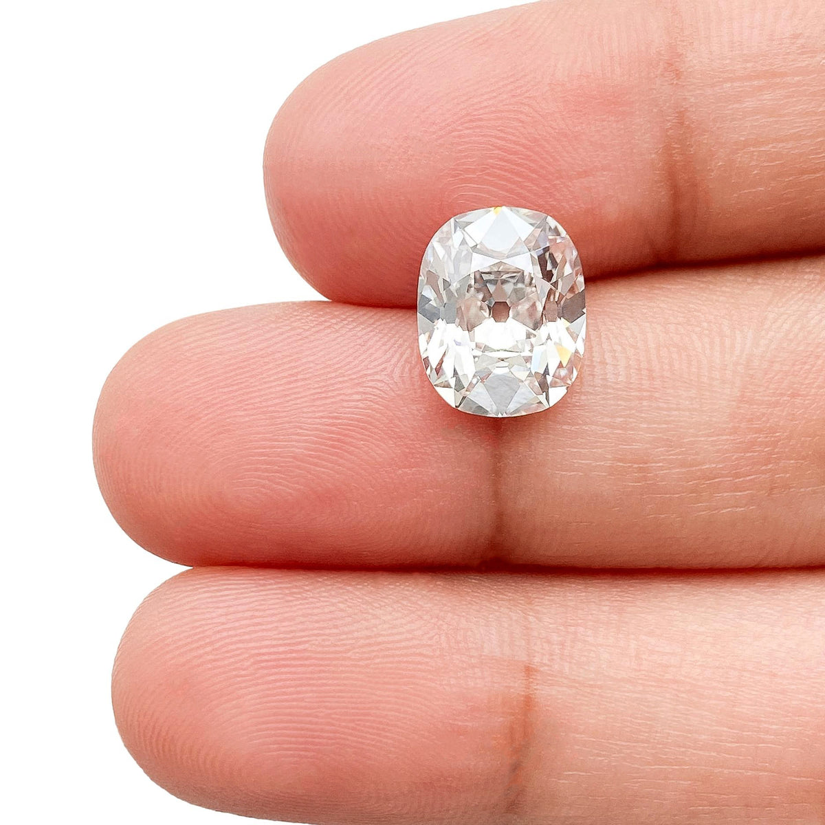3.52ct | F/VS1 Cushion Shape Old Mine Cut Lab Diamond (IGI)