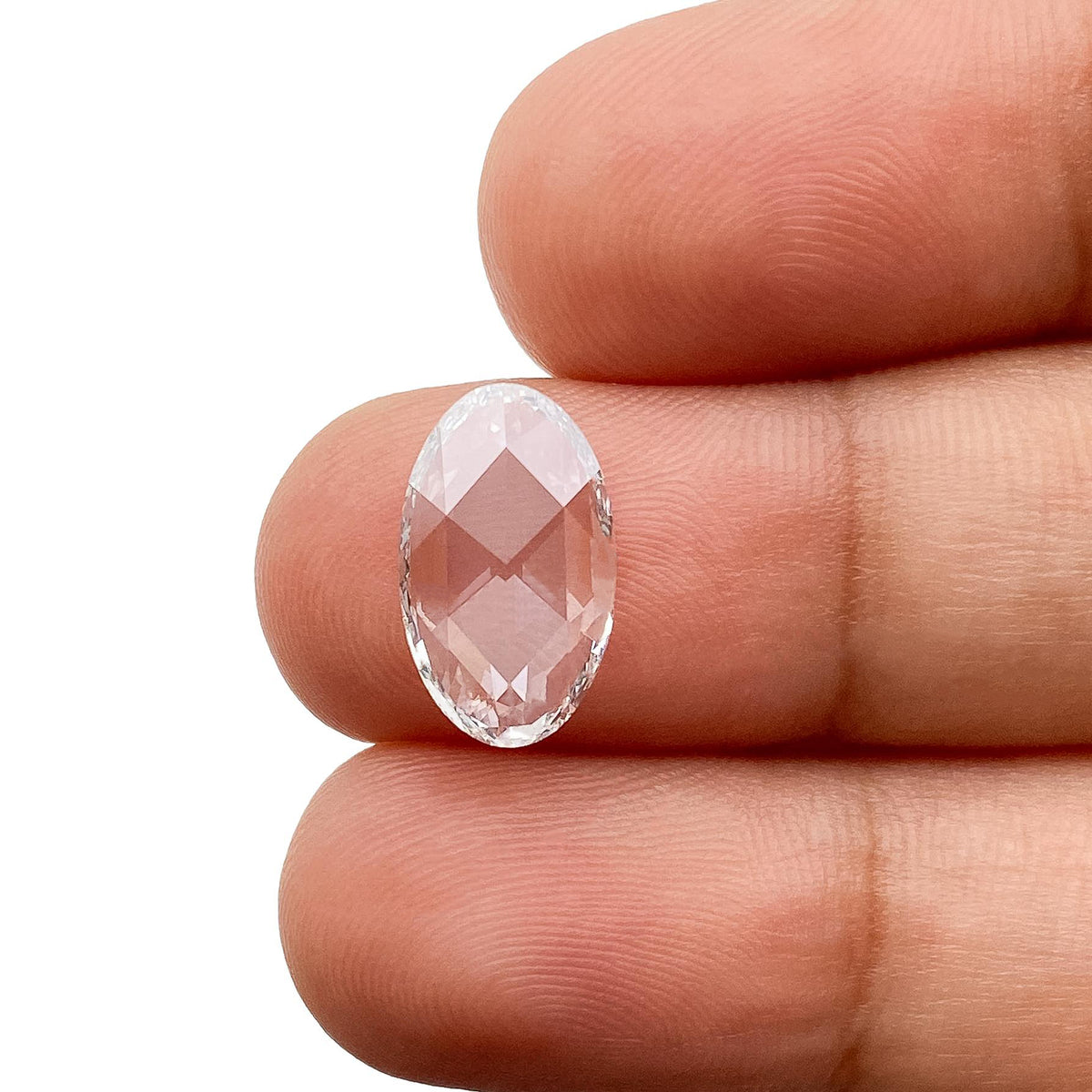 1.69ct | E/VVS2 Oval Shape Rose Cut Lab Diamond (IGI)