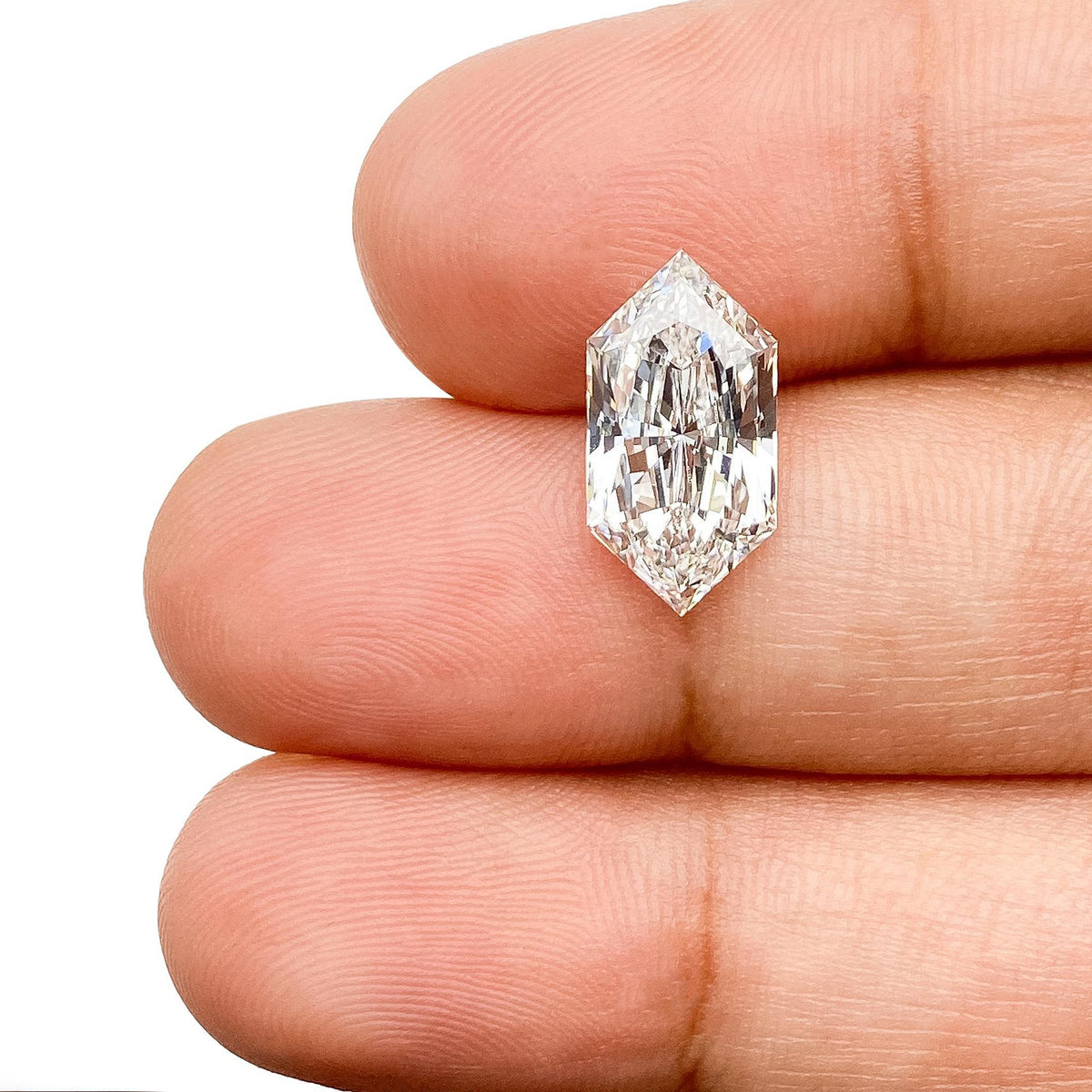 2.71ct | G/VVS2 Hexagon Brilliant Cut Lab Diamond (IGI)