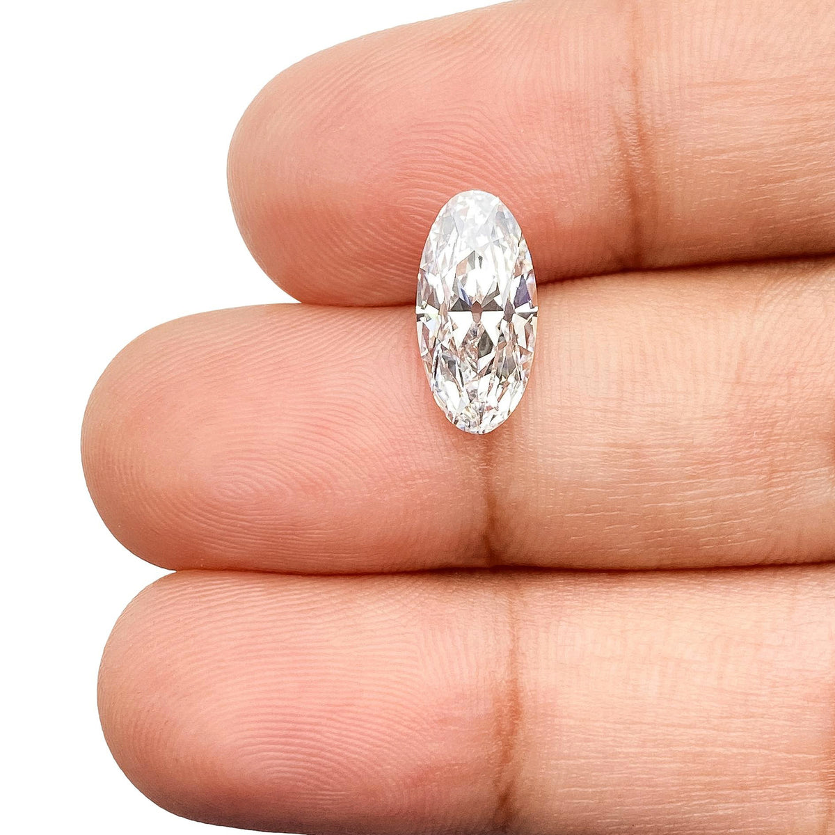 1.80ct | E/VS1 Oval Shape Old Mine Cut Lab Diamond (IGI)