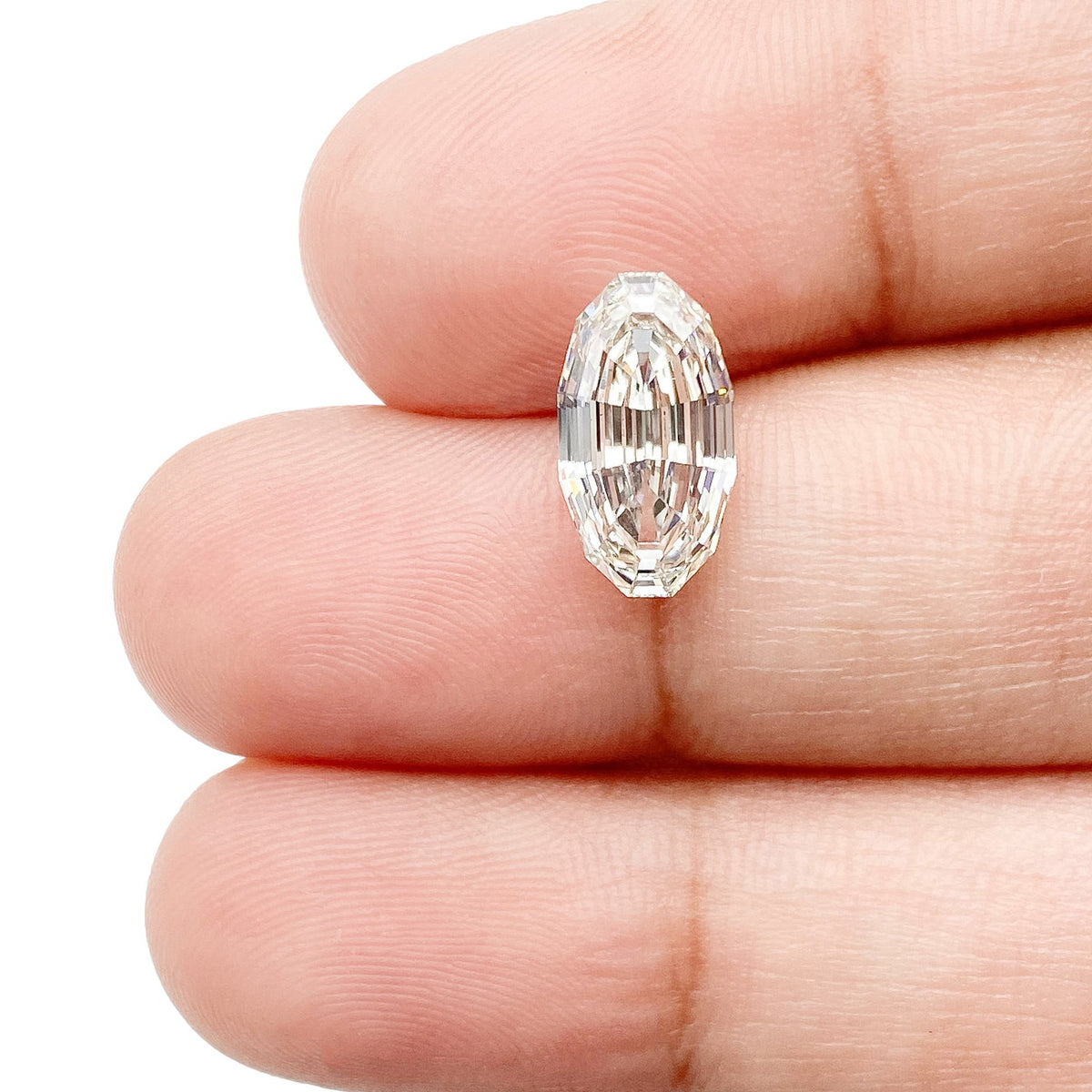 2.40ct | I/VS1 Oval Shape Step Cut Lab Diamond (IGI)