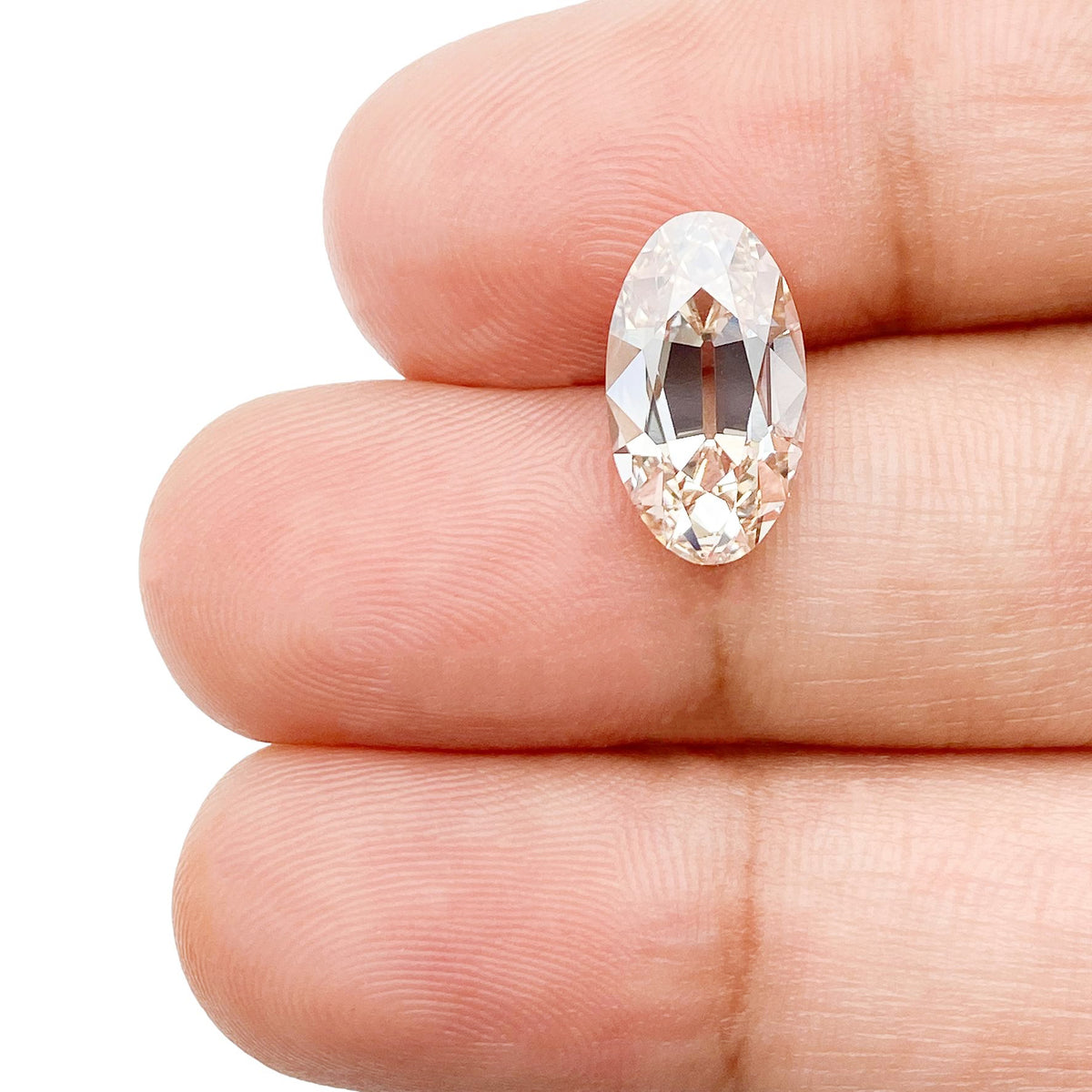 2.85ct | L/VS1 Oval Shape Old Mine Cut Lab Diamond (IGI)-LITHOS Diamond
