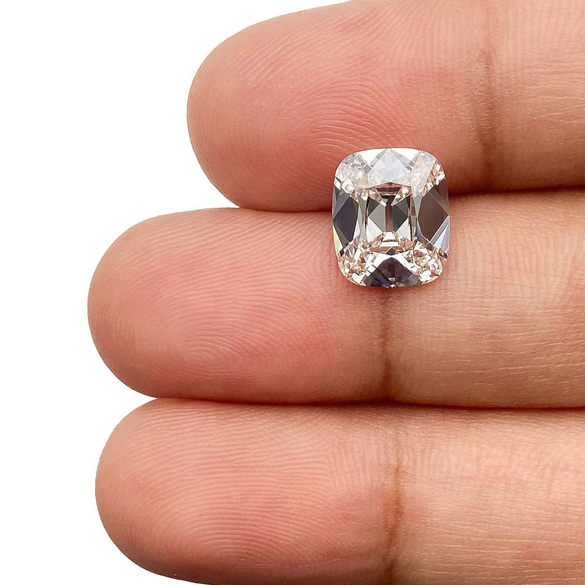 2.51ct | J/VVS2 Cushion Shape Old Mine Cut Lab Diamond (IGI)