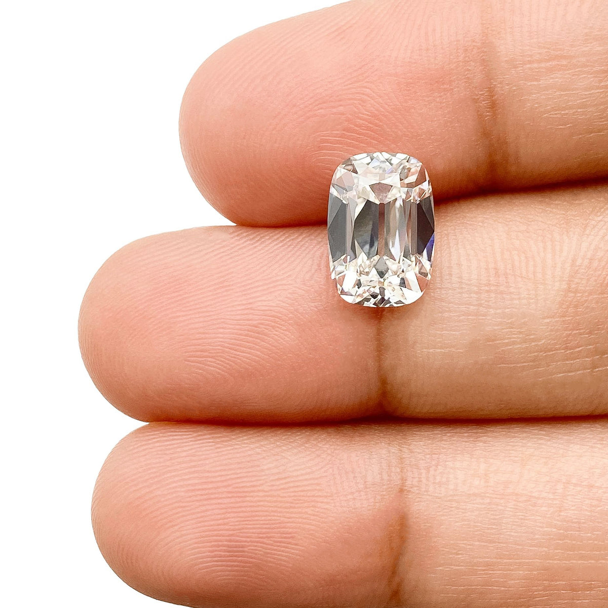 2.58ct | F/VS1 Cushion Shape Old Mine Cut Lab Diamond (IGI)